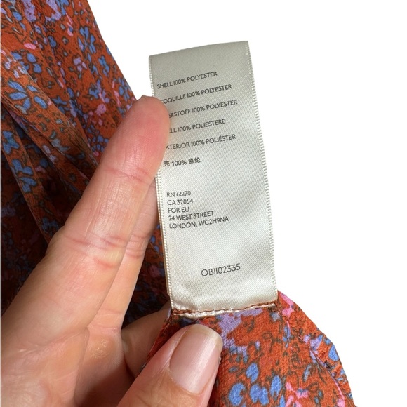 Free People | Lola Bell Sleeve Kimono in Wild Red Small - Picture 5 of 8